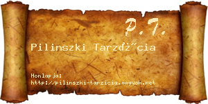 Pilinszki Tarzícia névjegykártya